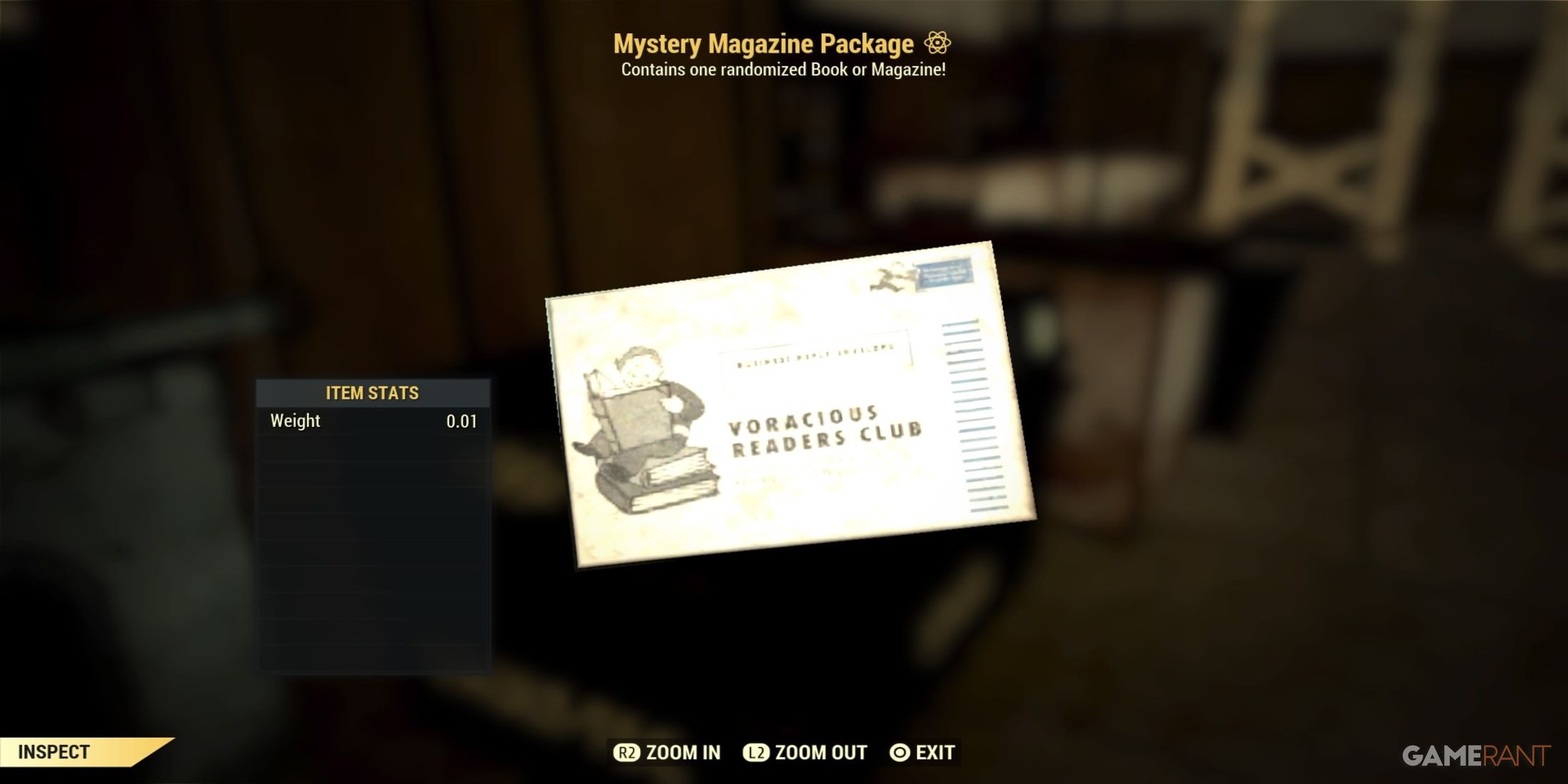 Magazine Package in Fallout 76