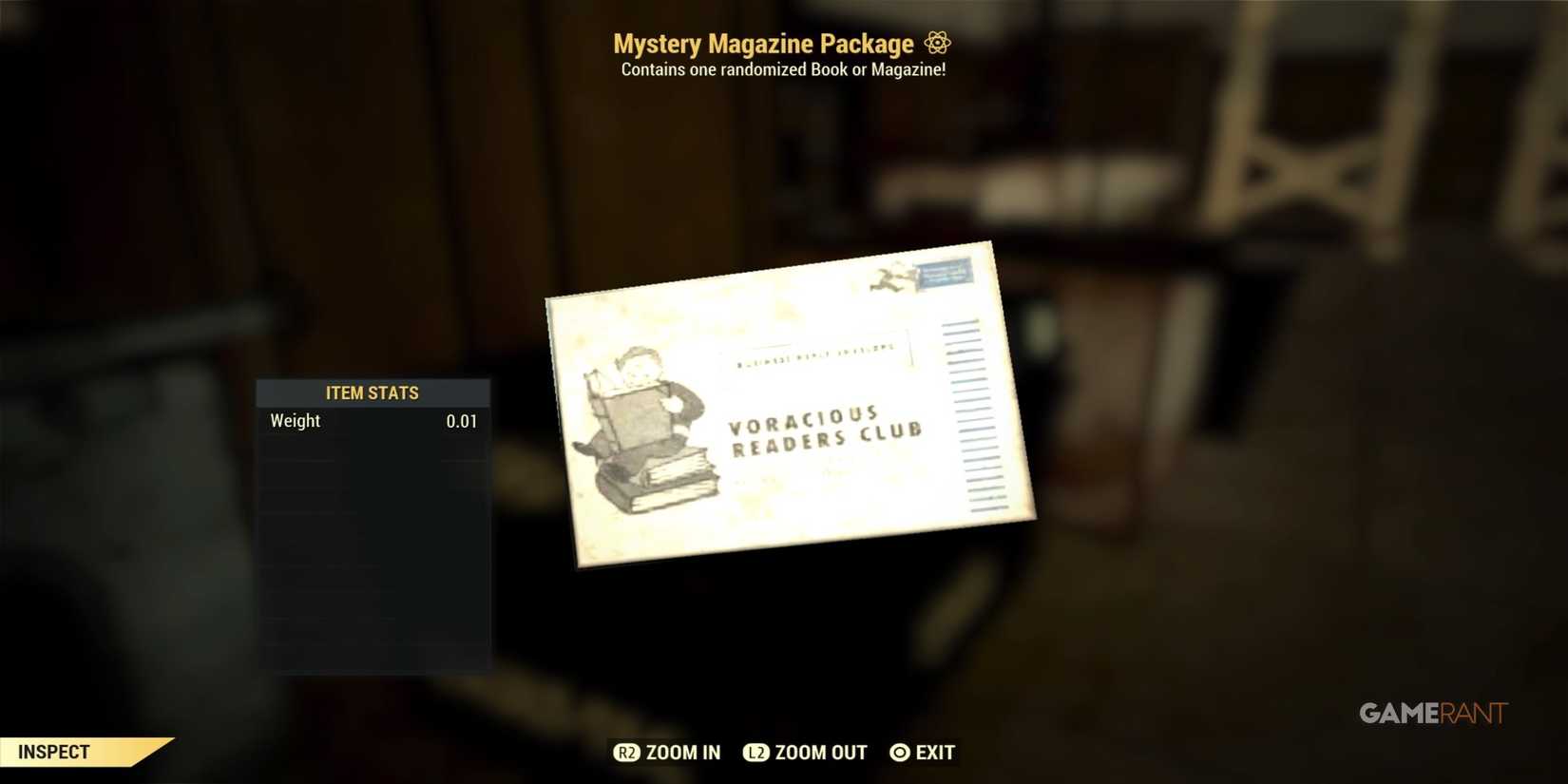 Magazine Package in Fallout 76
