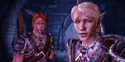 Mahariel and Tamlen in the Dalish Elf origin in Dragon Age Origins