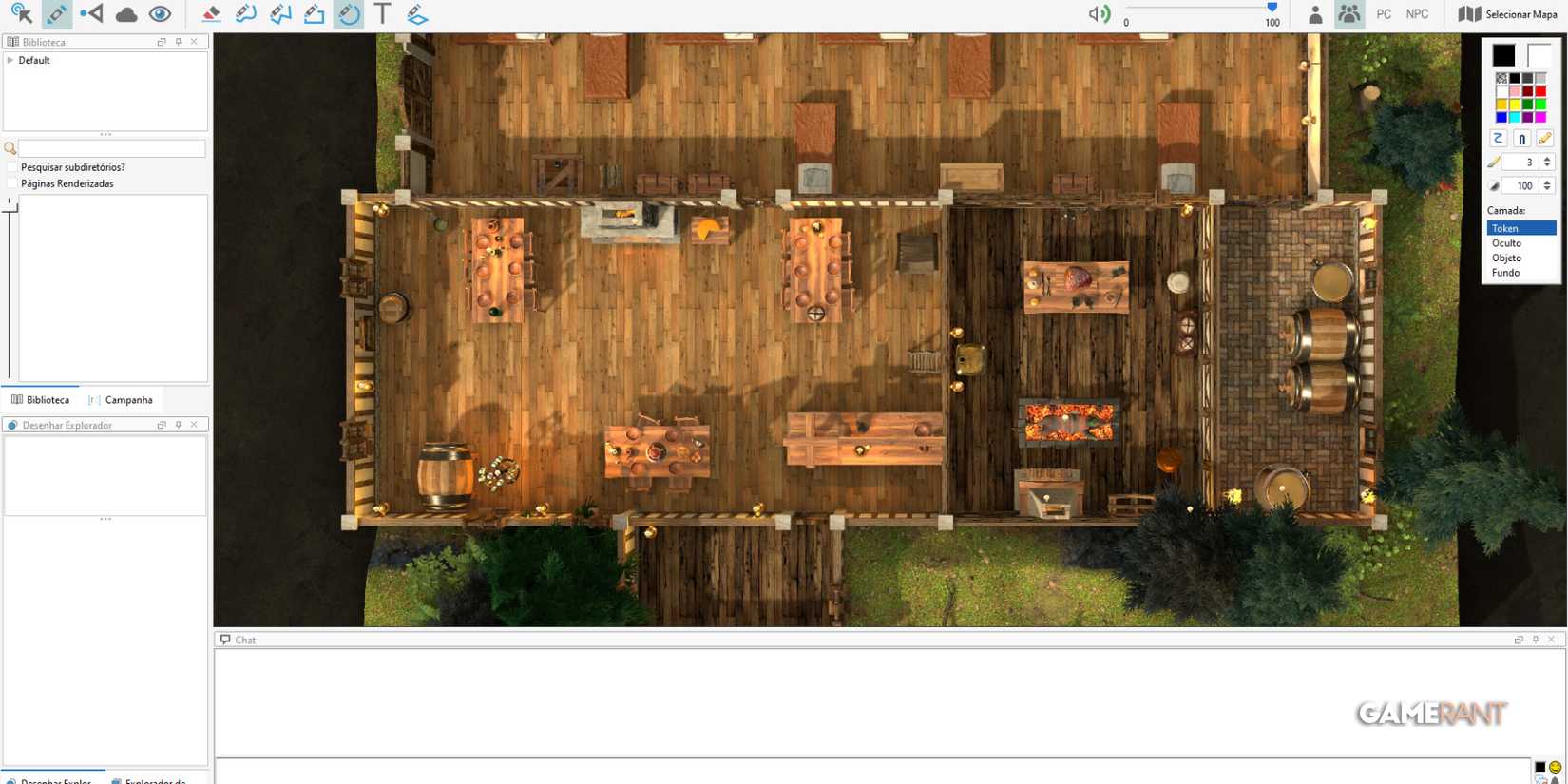 Maptool VTT Interface