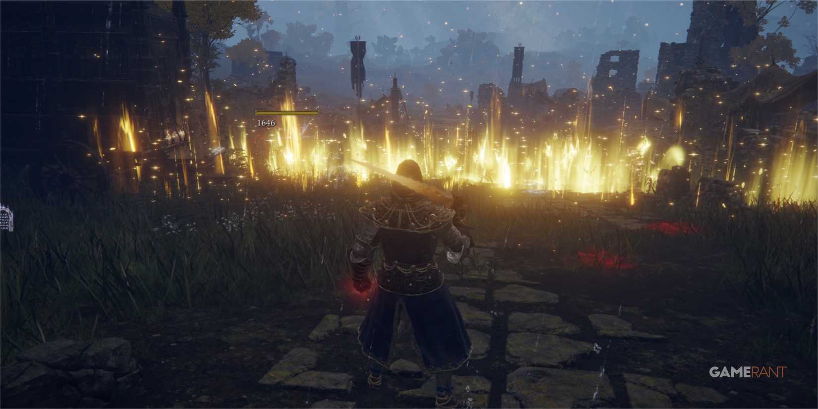 Elden Ring: 10 Best Unique Weapon Skills, Ranked Sending a wave of gold at enemies 