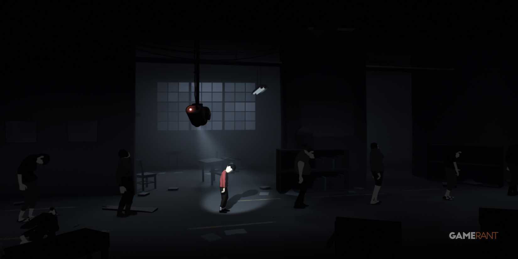 7 Best Horror Games For iPads A small boy tries to hide from a light by pretending to be a like the others