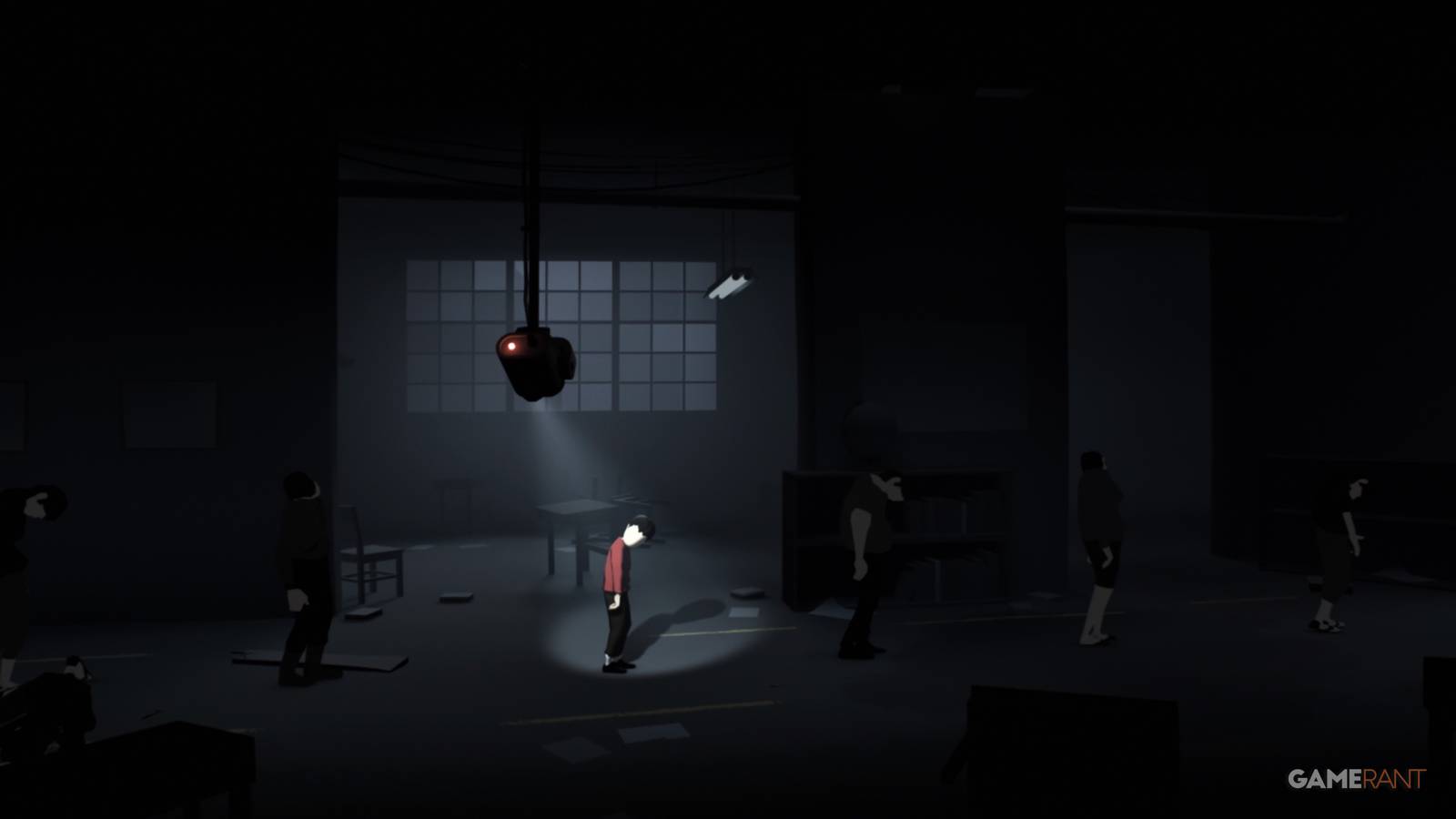 7 Best Horror Games For iPads A small boy tries to hide from a light by pretending to be a like the others