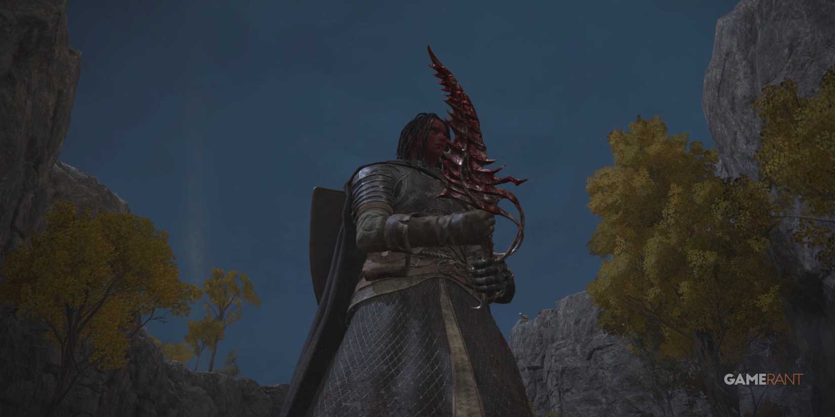 Elden Ring: 10 Things To Do Early On In The Game Player holding the Reduvia in two hands