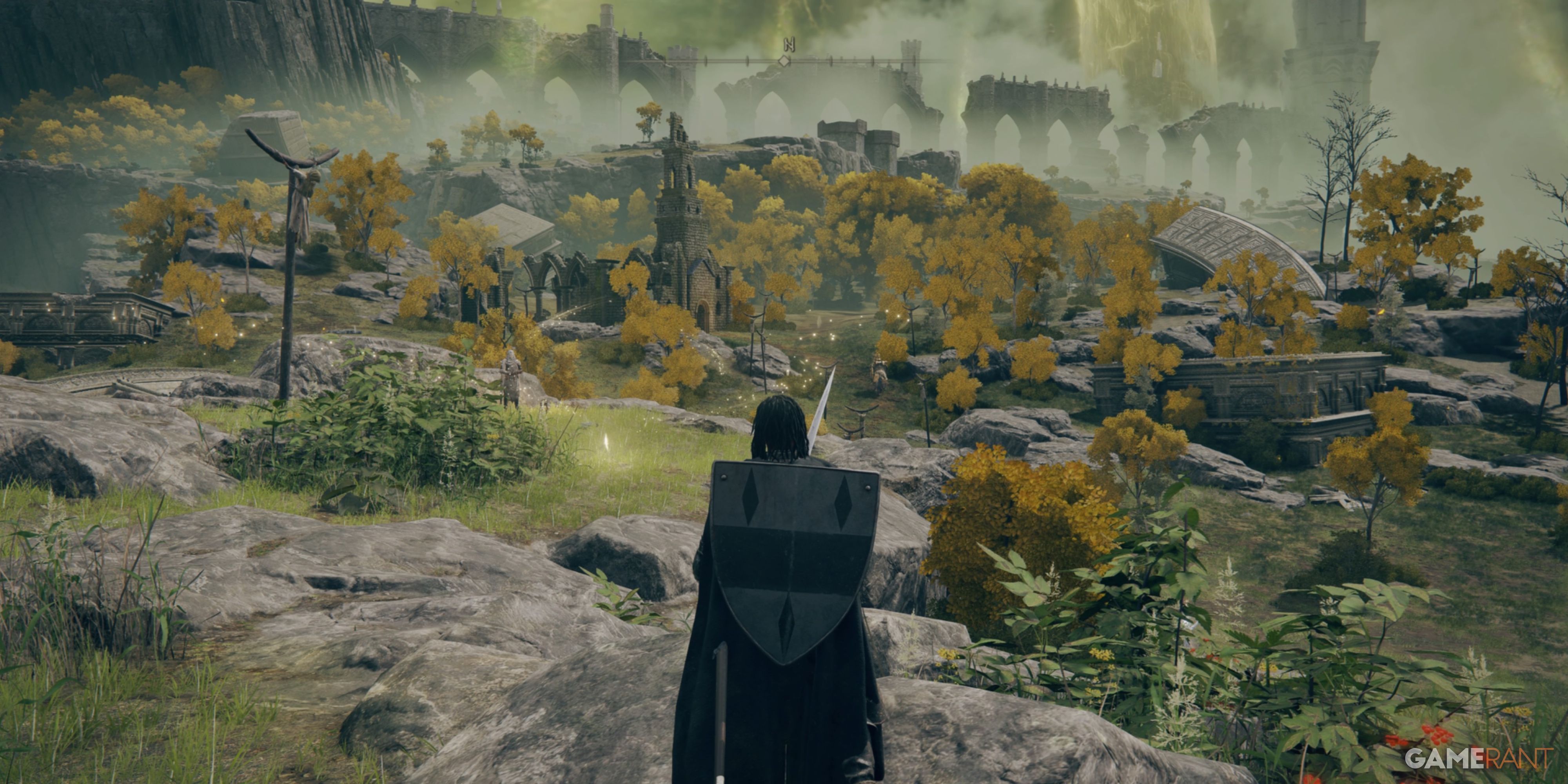 Elden Ring: 10 Things To Do Early On In The Game player standing at the starter area in Limgrave