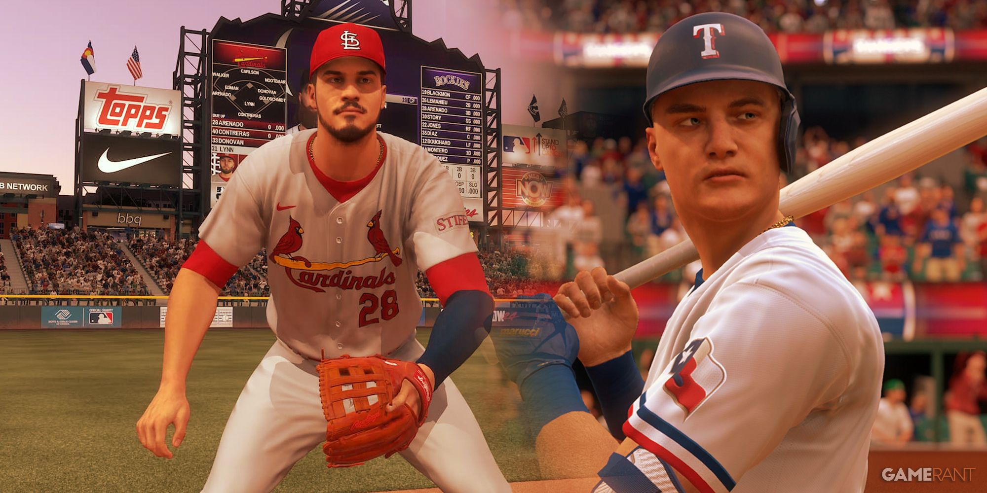 MLB The Show 24 Third Basemen Nolan Arenado, Josh Jung