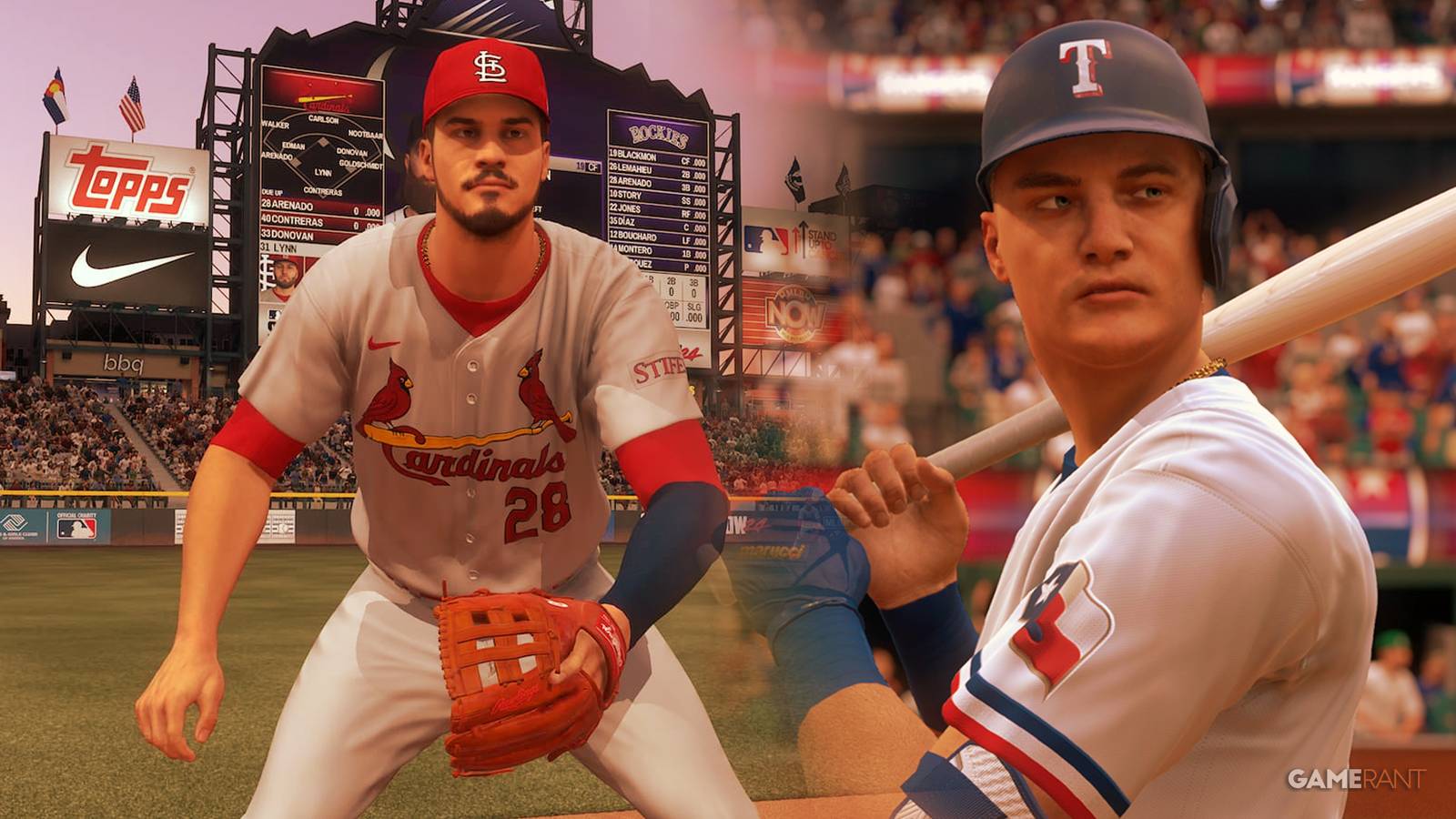 MLB The Show 24 Third Basemen Nolan Arenado, Josh Jung