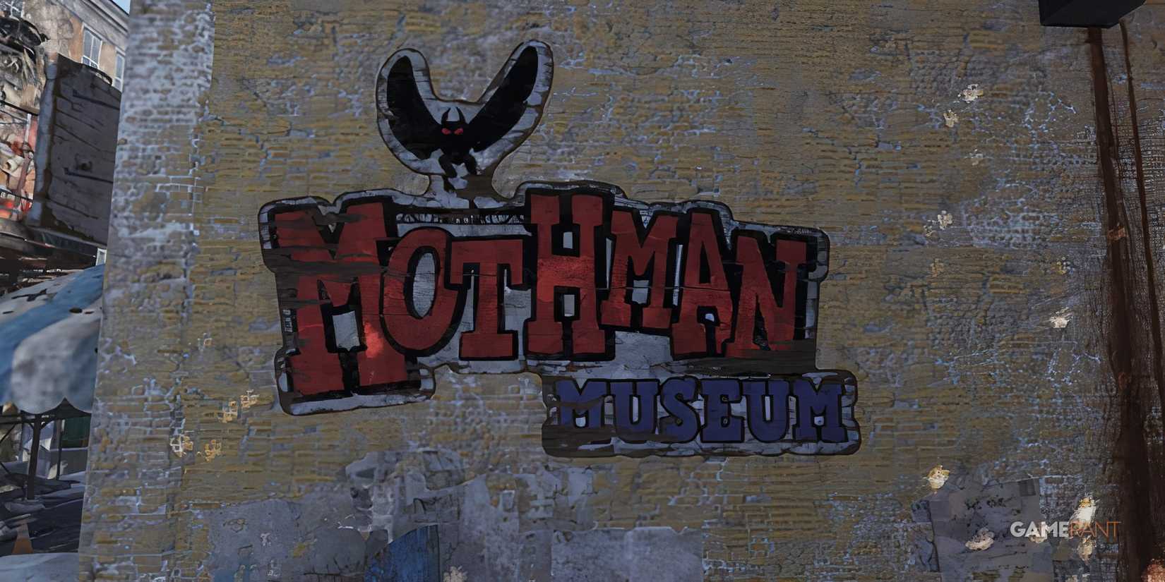 Mothman Writing on a Wall in Fallout 76