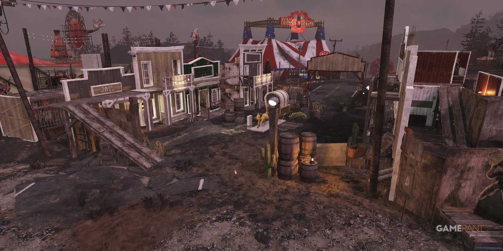 Nuka-World on Tour Wild West Town in Fallout 76