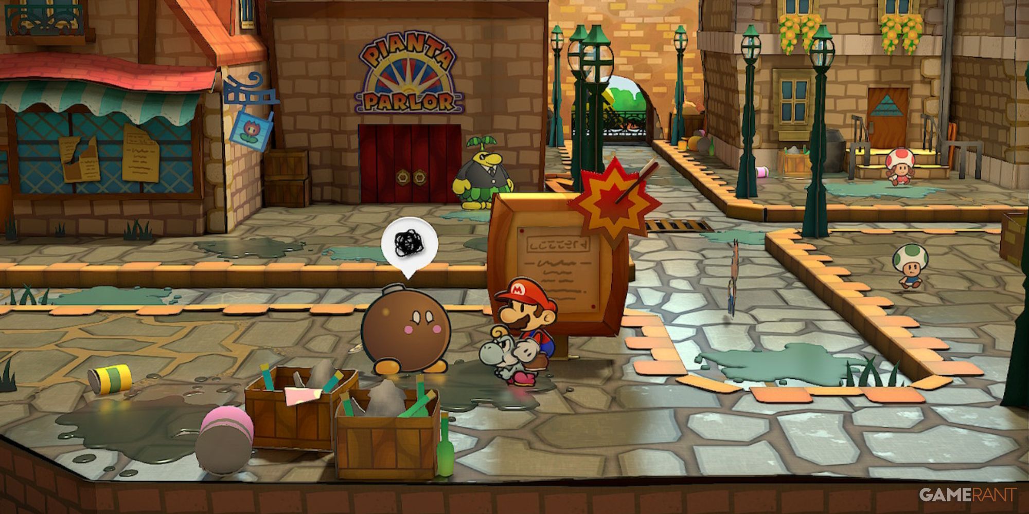 paper mario the thousand year door - happy lucky lottery cheat