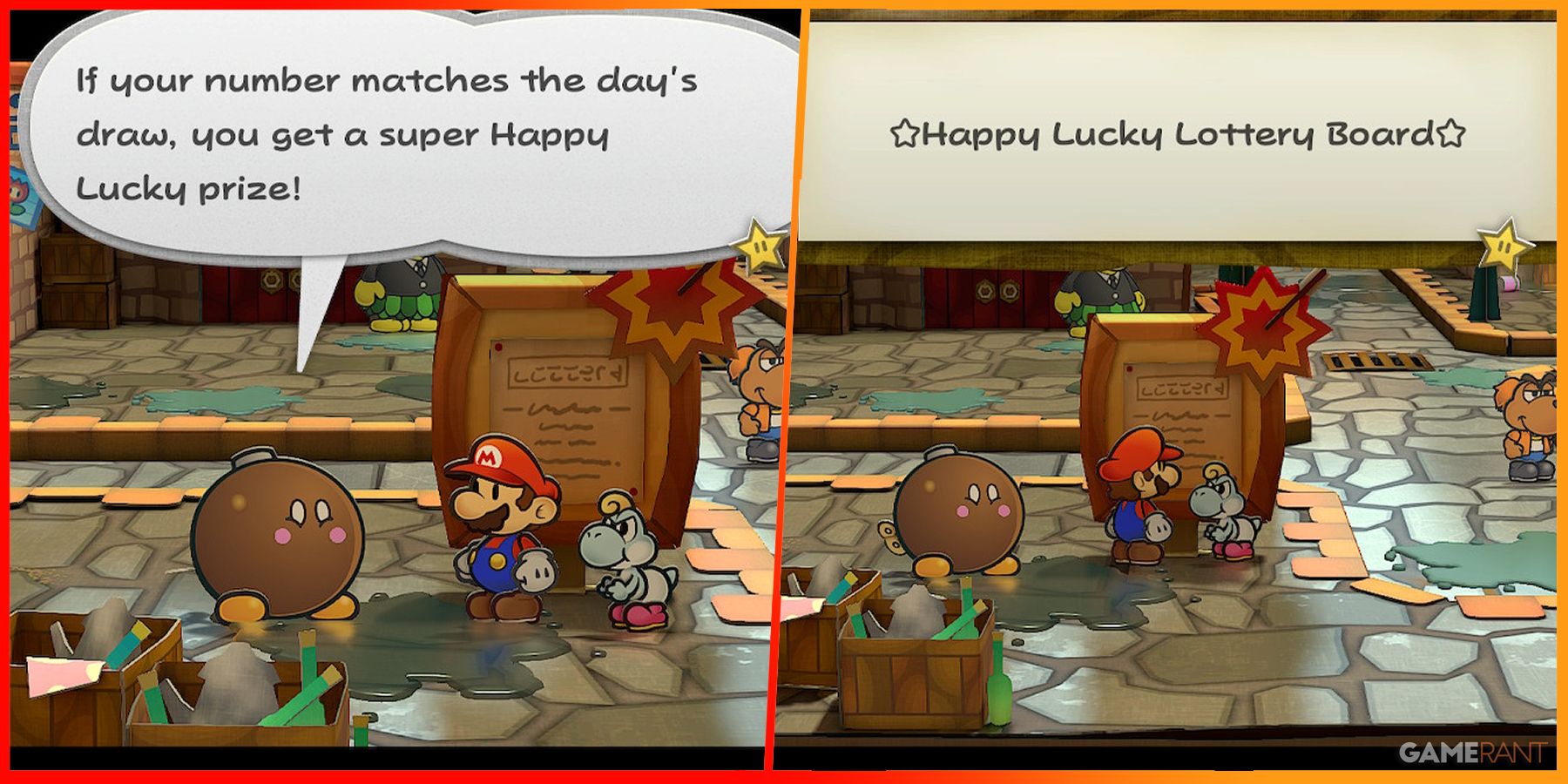 paper mario the thousand year door - happy lucky lottery guide feature image