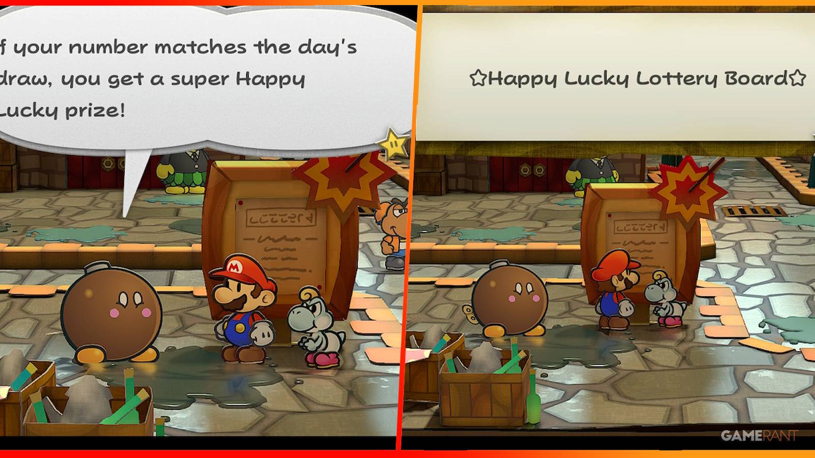 paper mario the thousand year door - happy lucky lottery guide feature image