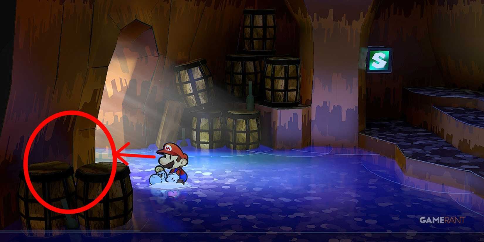 paper mario the thousand year door - ruin powder location pirate's grotto