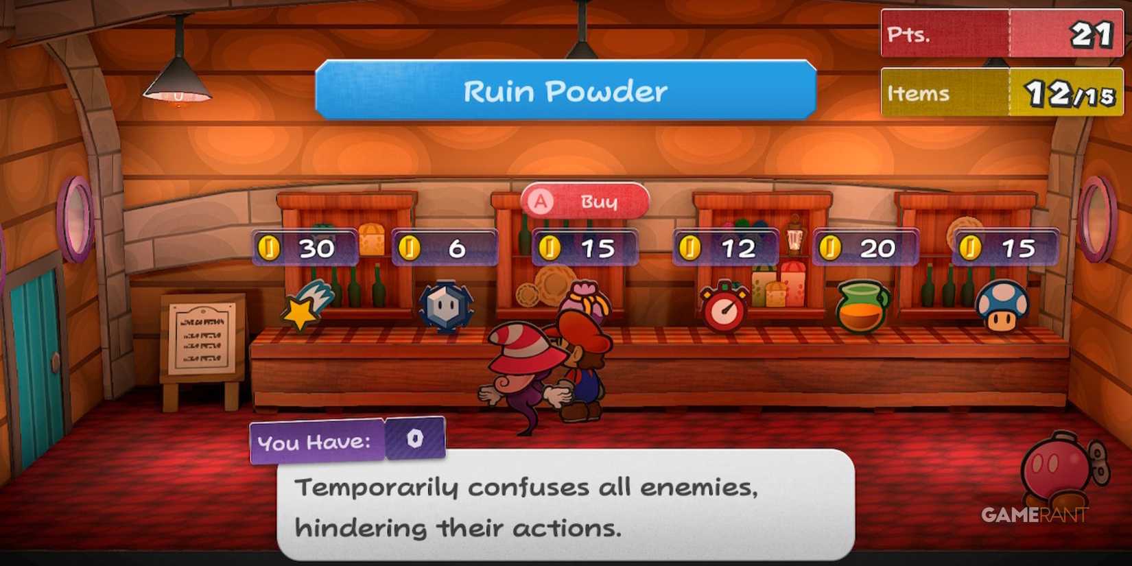 paper mario the thousand year door - ruin powder location