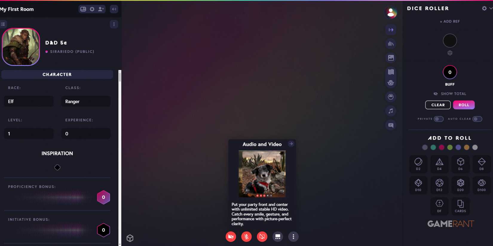 Play Role interface-1