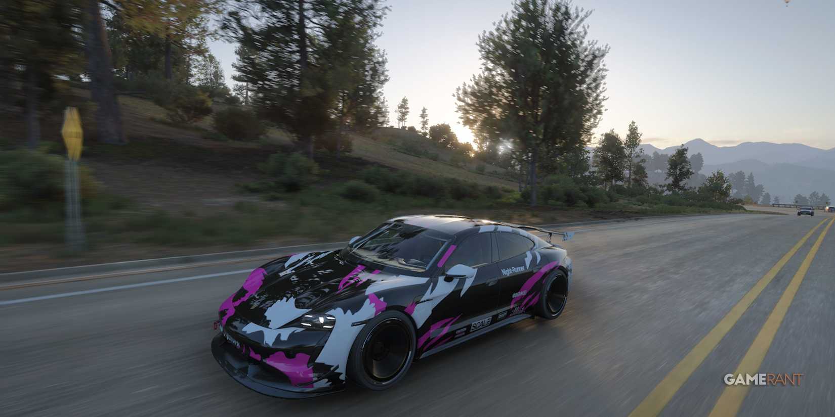 Forza Horizon 5 Porsche Taycan Turbo S On The Road