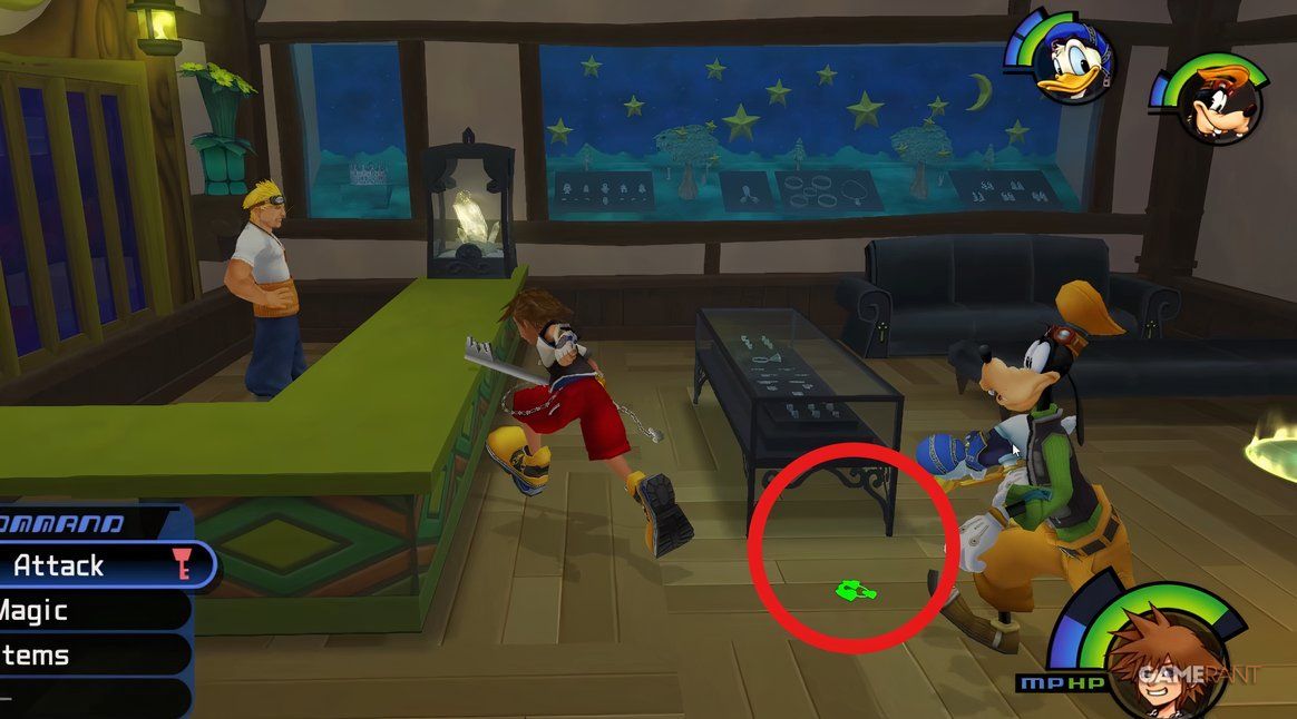 Kingdom Hearts 1 Postcard Locations