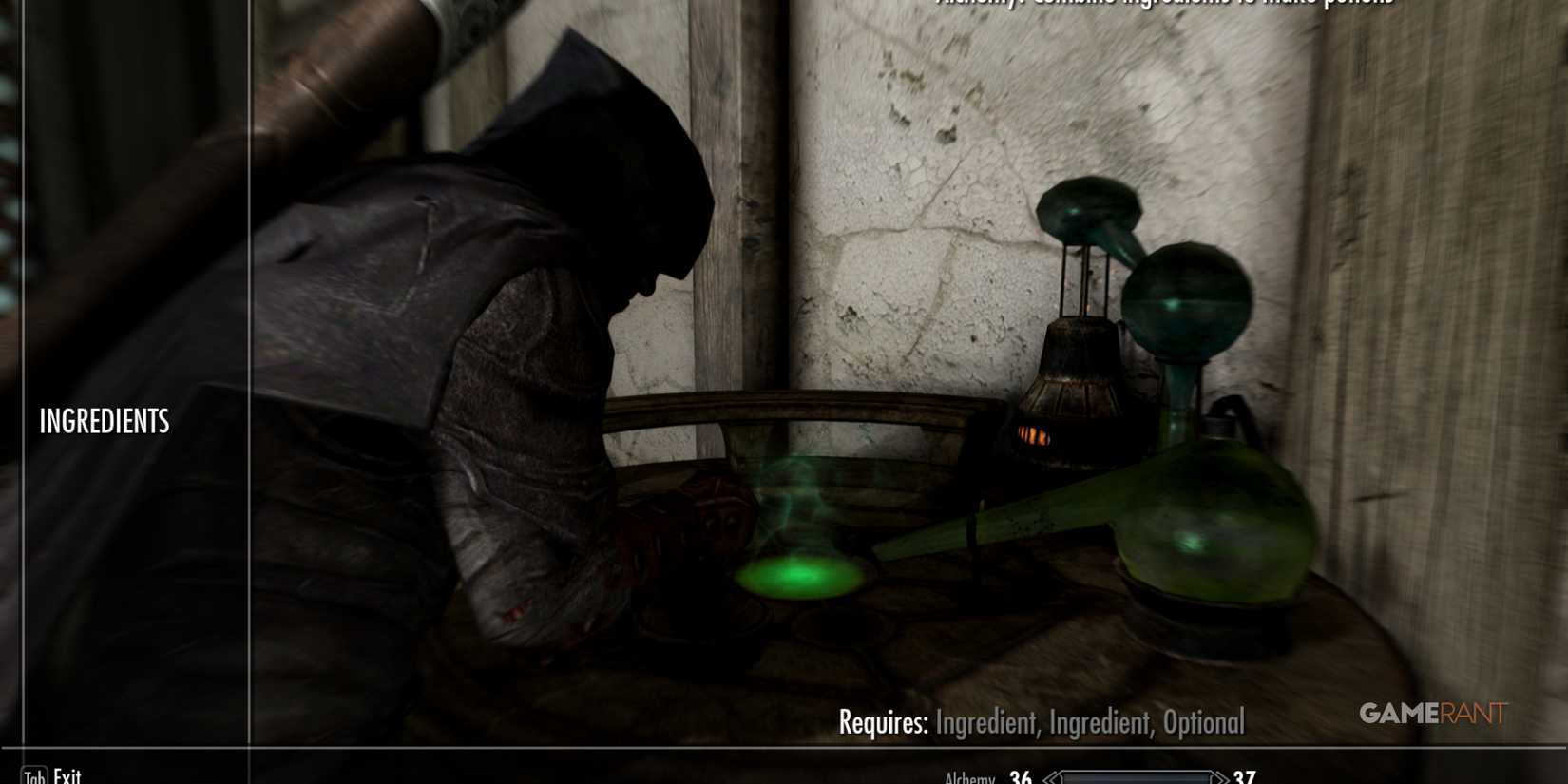 Potion Brewing in Skyrim