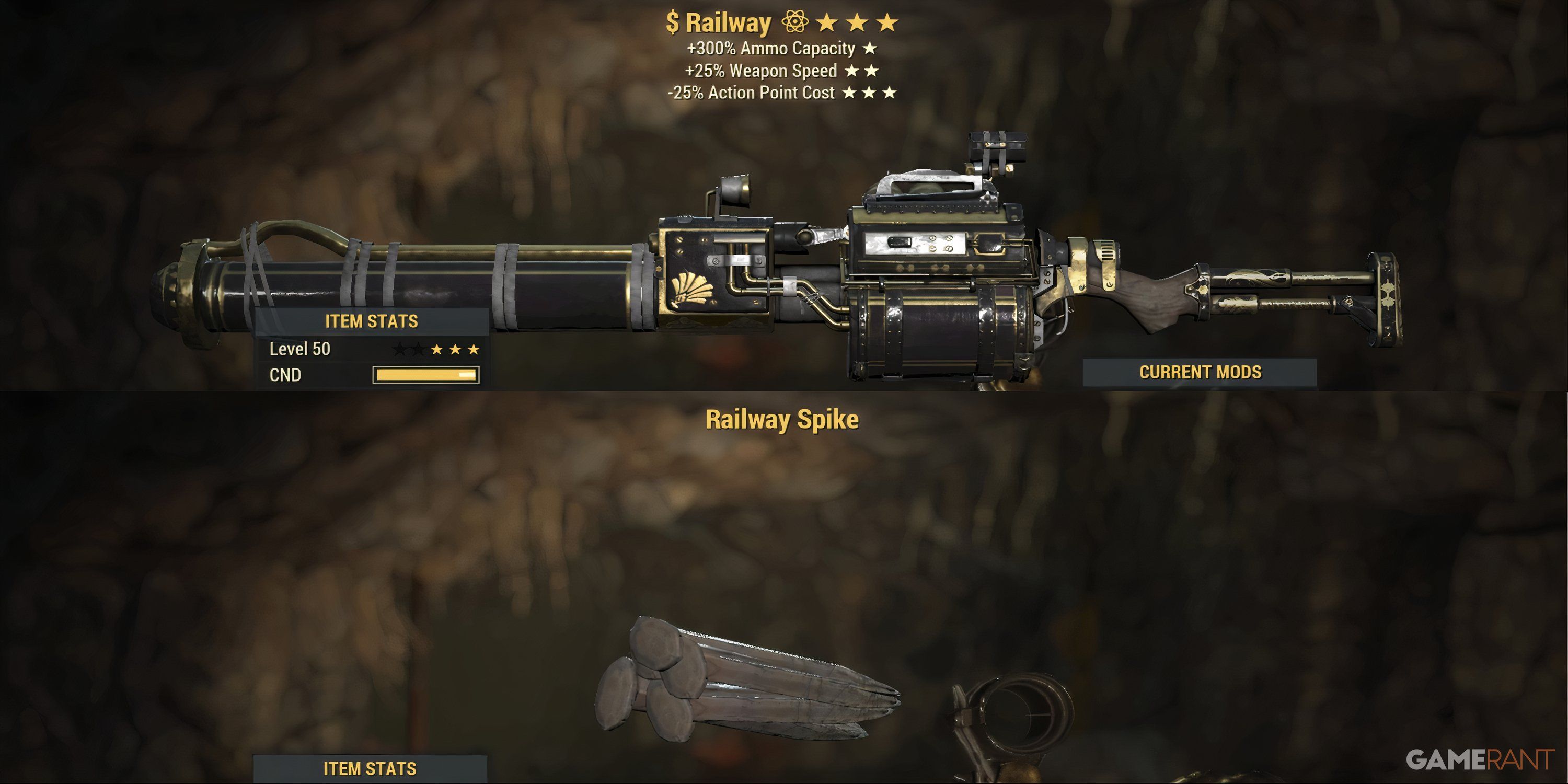 Railway Rifle and Ammo in Fallout 76