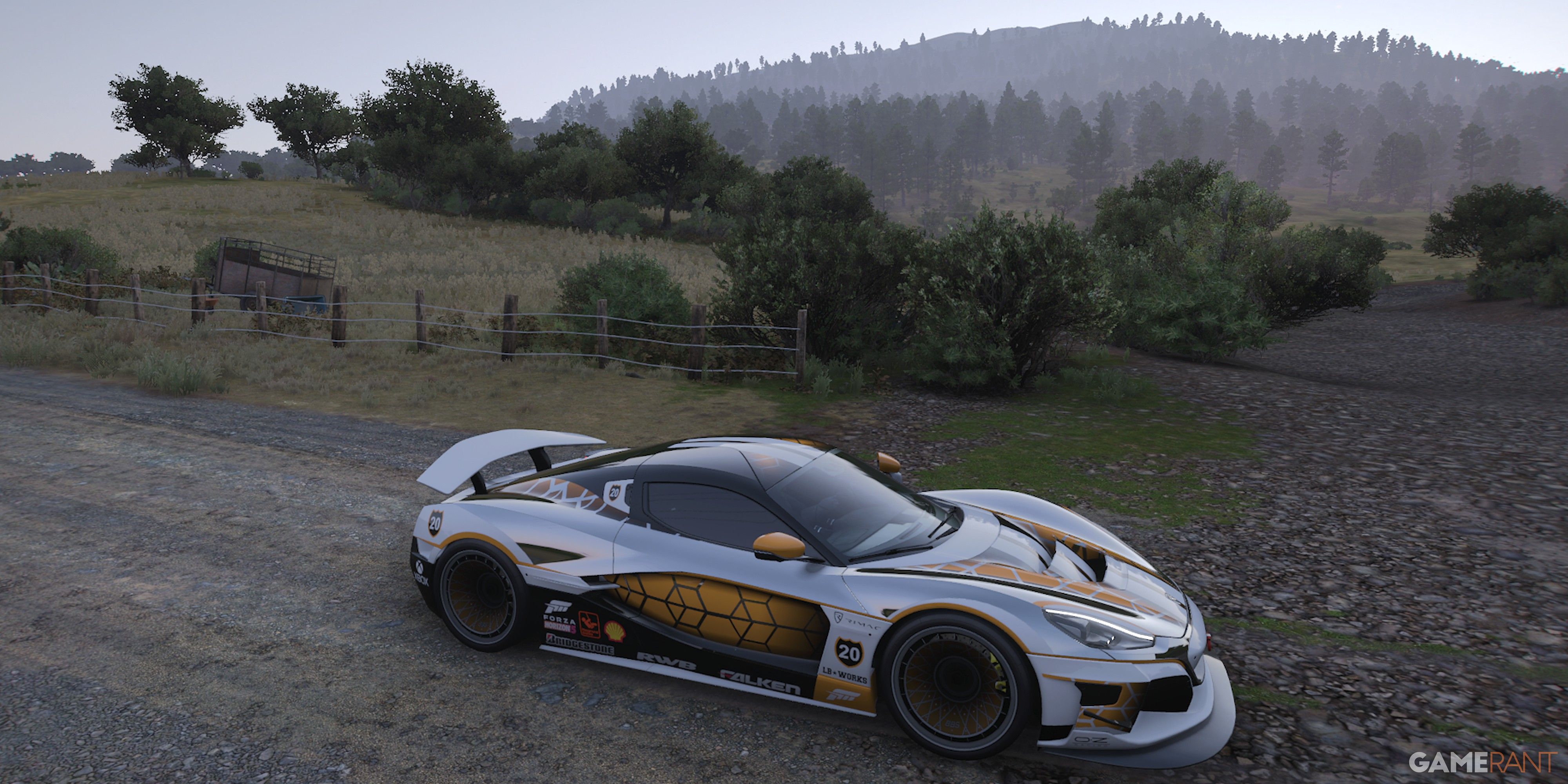 Forza Horizon 5 Rimac Nevera On The Countryside