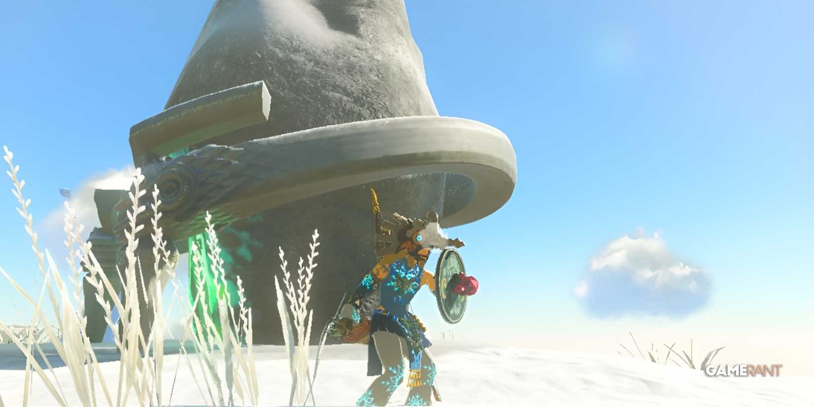 Ruby in a Shield in Zelda Tears of The Kingdom