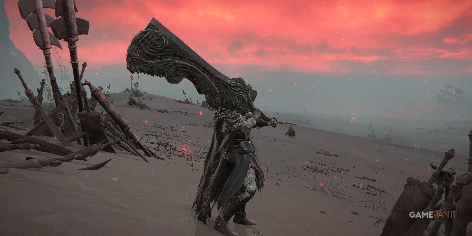 Elden Ring Ruins Greatsword In Caelid