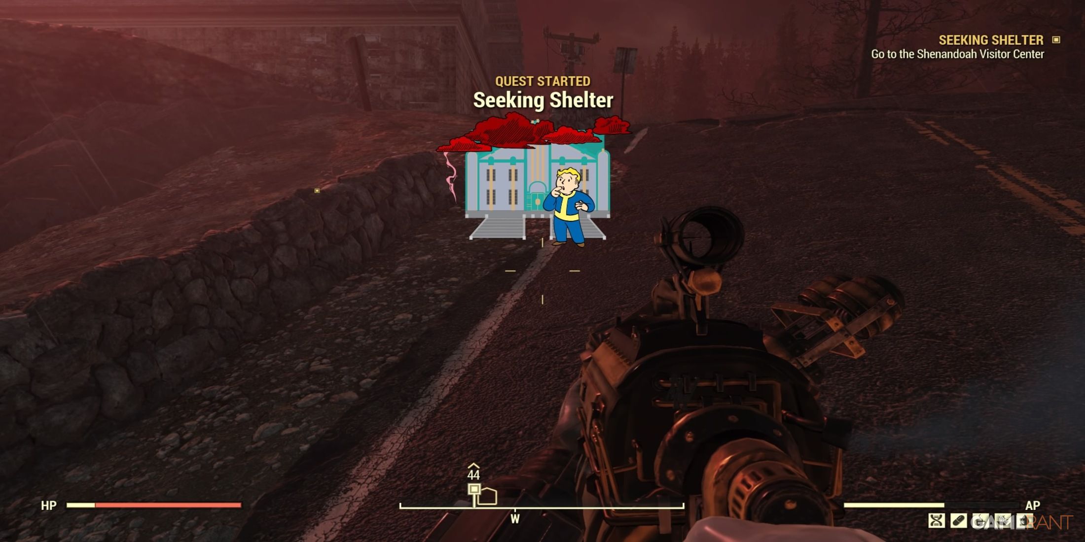 Seeking Shelter Quest in Fallout 76