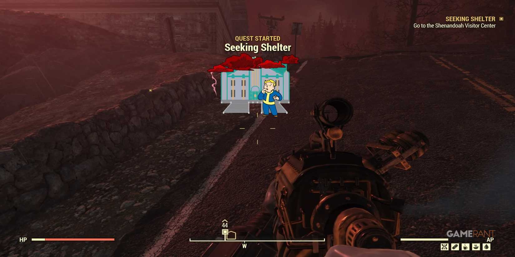Seeking Shelter Quest in Fallout 76