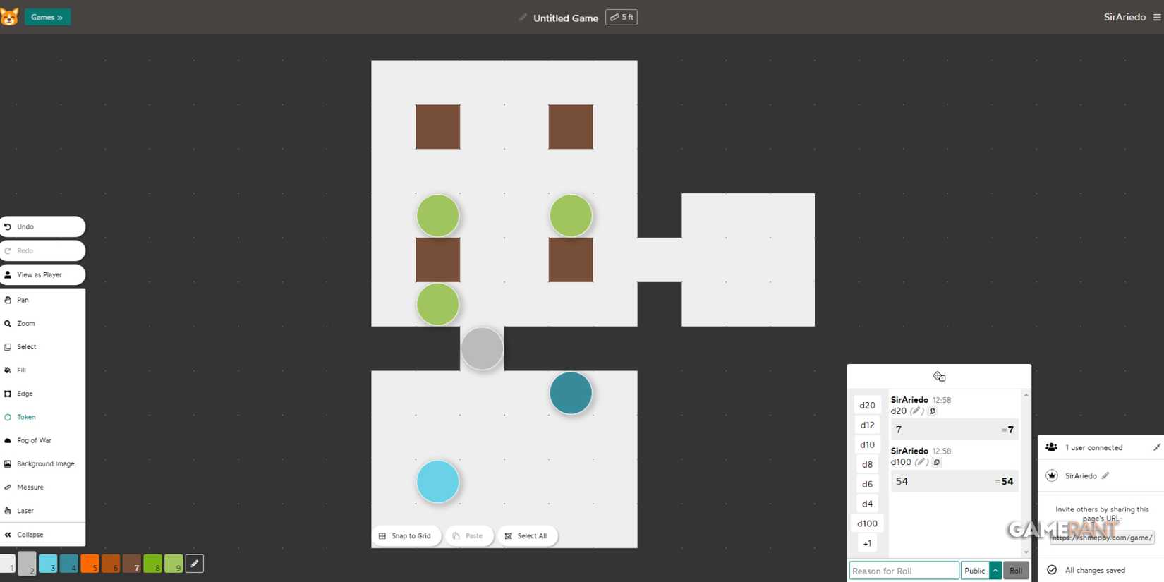 Shmeppy VTT interface