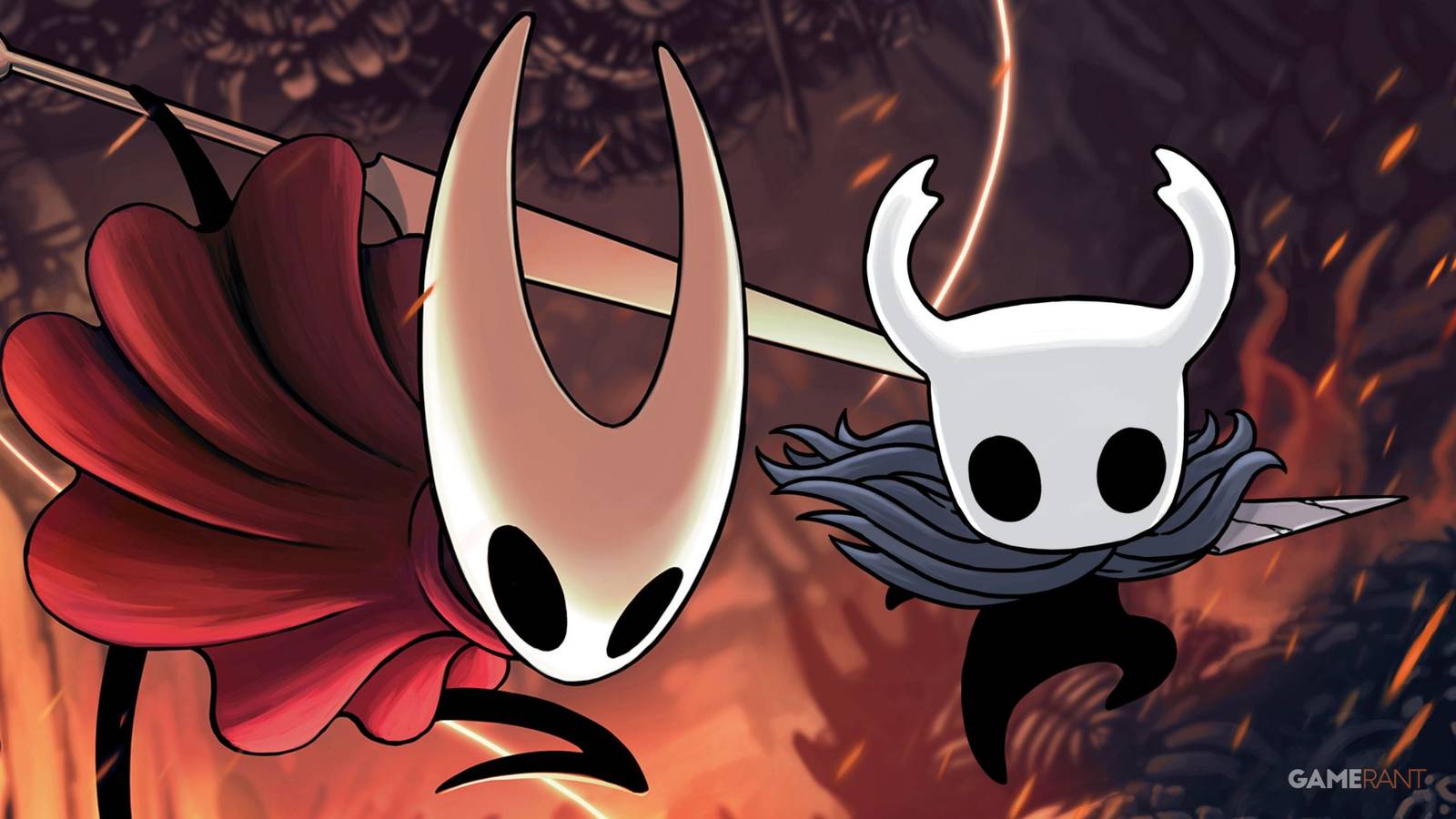 Silksong Hornet and The Knight