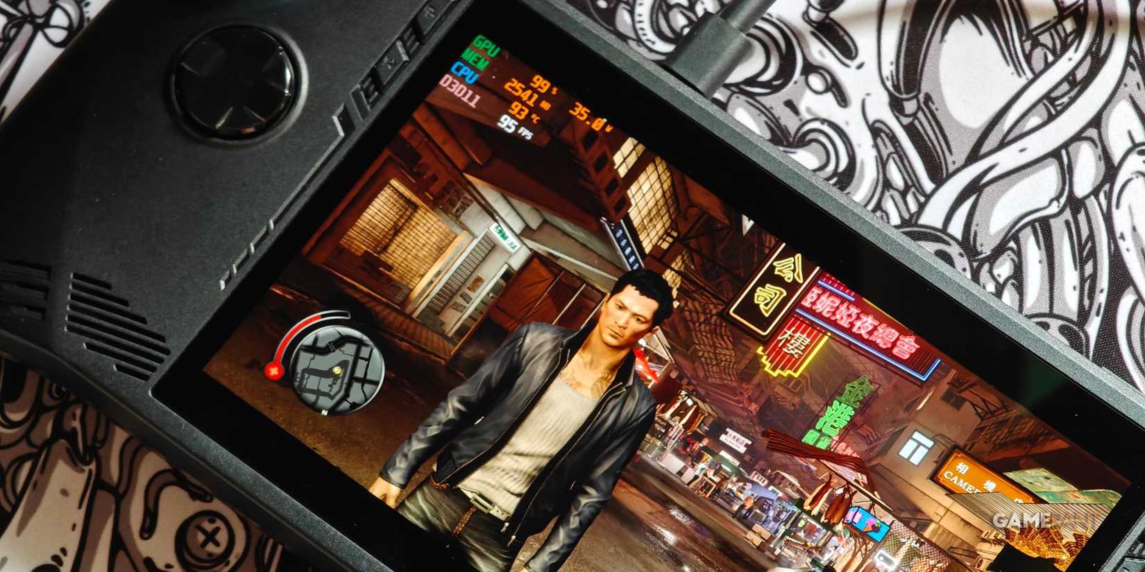 Sleeping DogsDefinitive Edition on MSI Claw