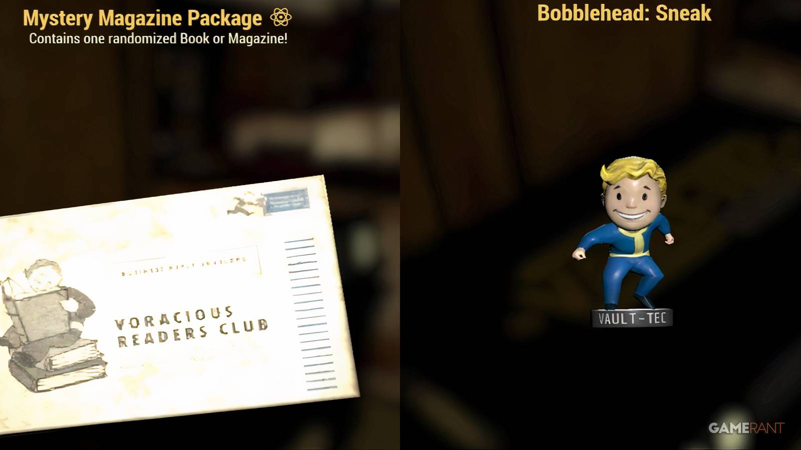 Sneak Boosts in Fallout 76