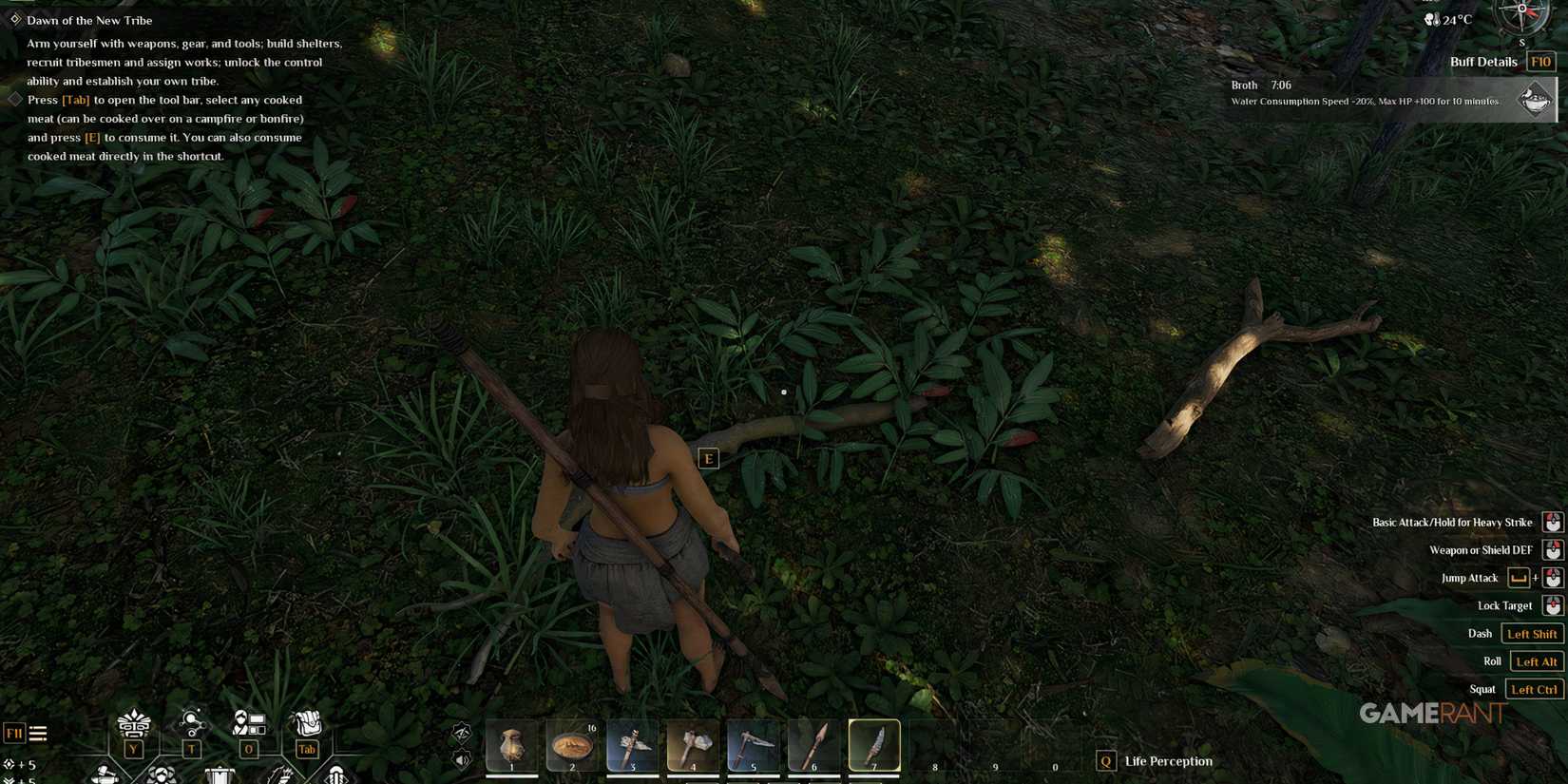 Soulmask - Picking up items