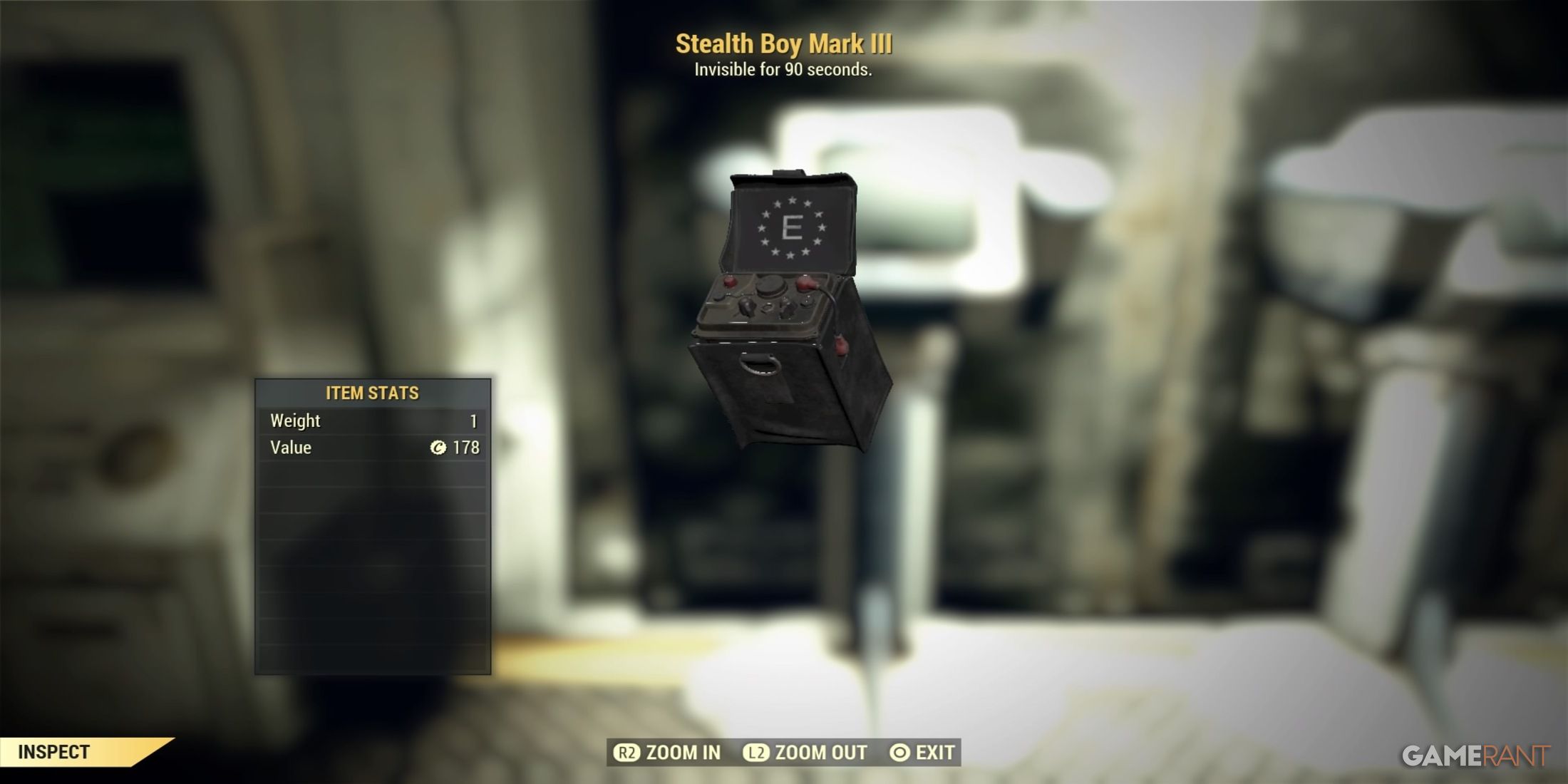 Stealth Boy in Fallout 76
