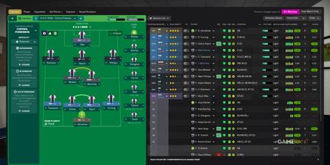 Tactics Screen in Football Manager 2022