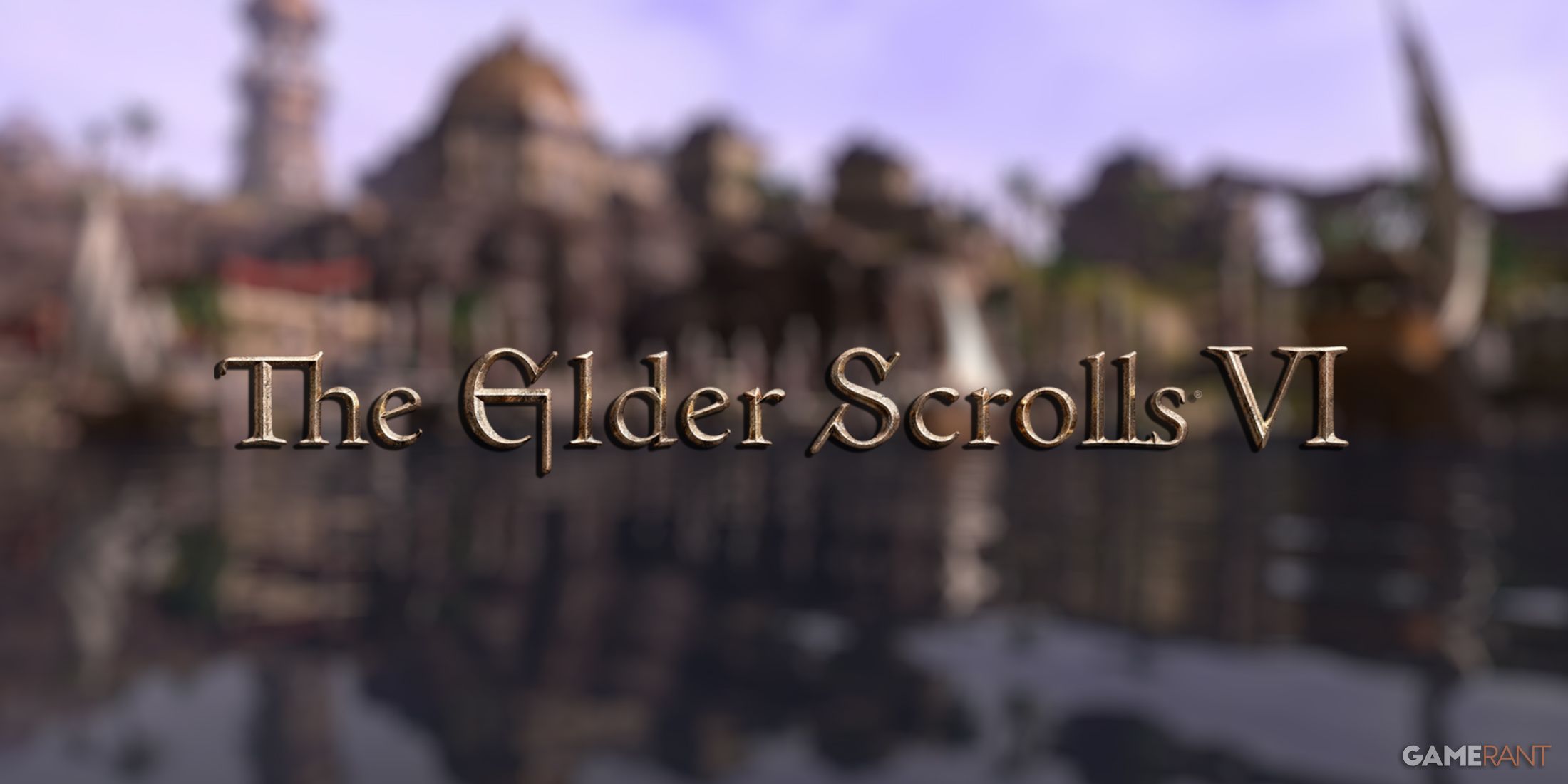 The Elder Scrolls 6 logo on Hammerfell background