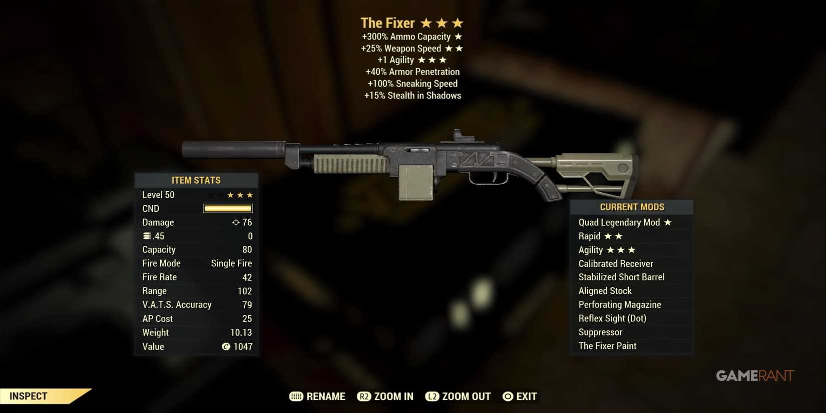 The Fixer in Fallout 76