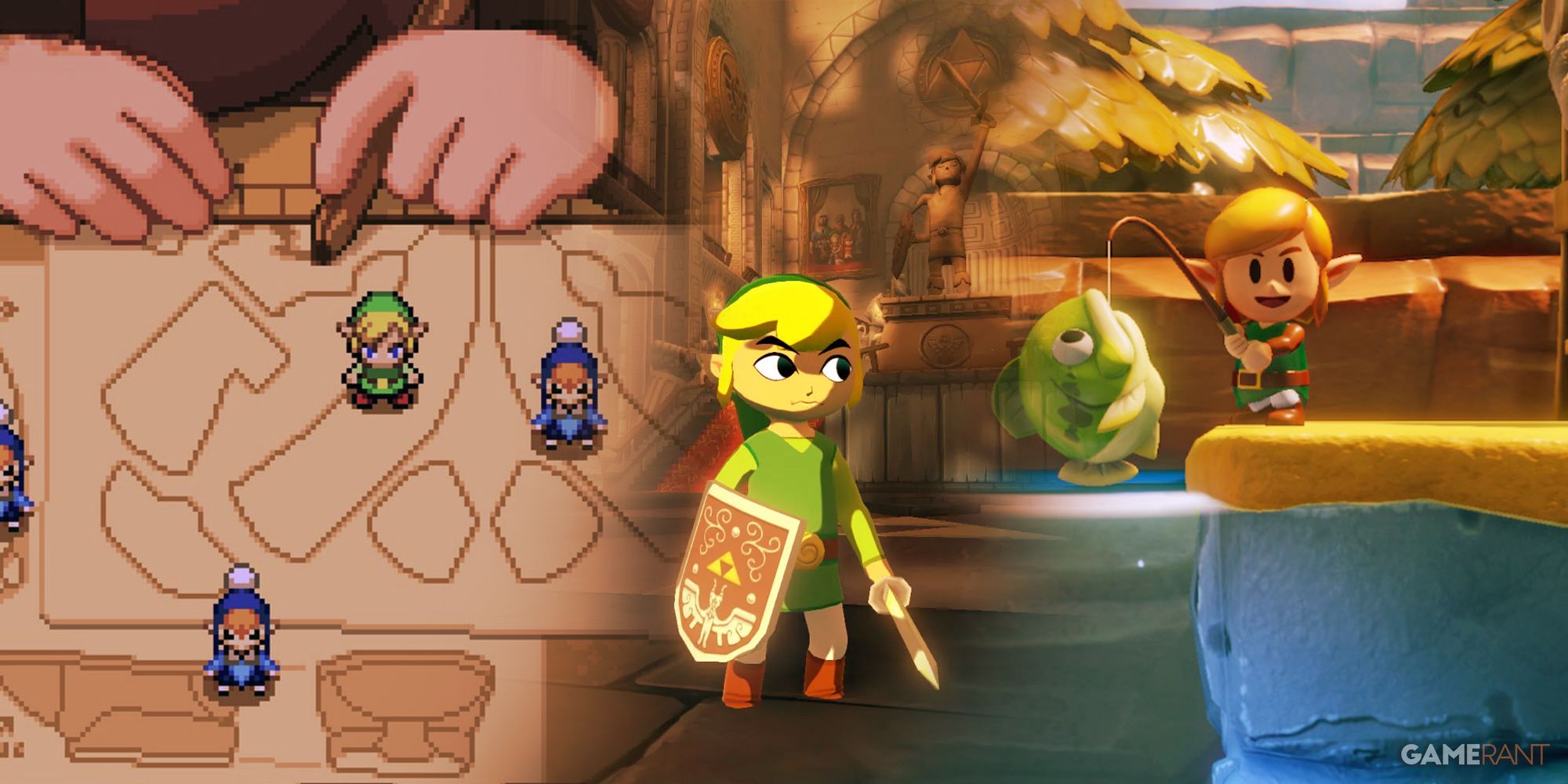The Legend Of Zelda The Minish Cap, The Legend Of Zelda: Wind Waker, The Legend of Zelda: Link's Awakening