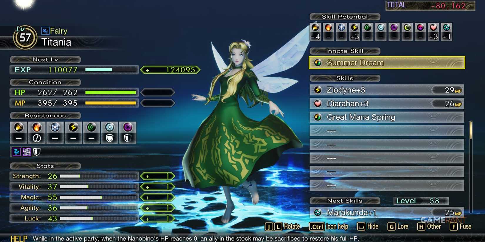 Titania in Shin Megami Tensei 5 Vengeance