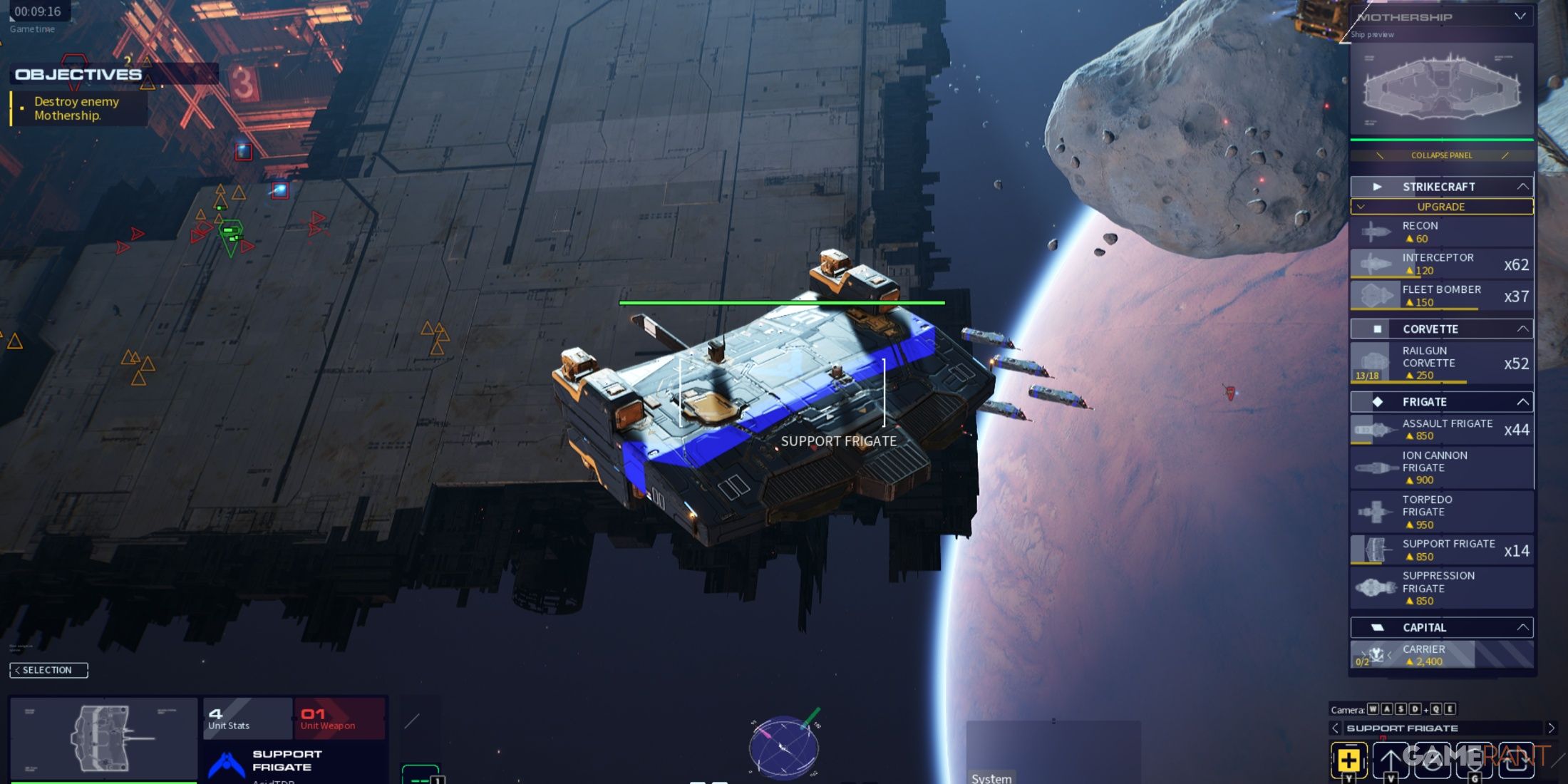 Use Support Frigates In Homeworld 3 Skirmish Games