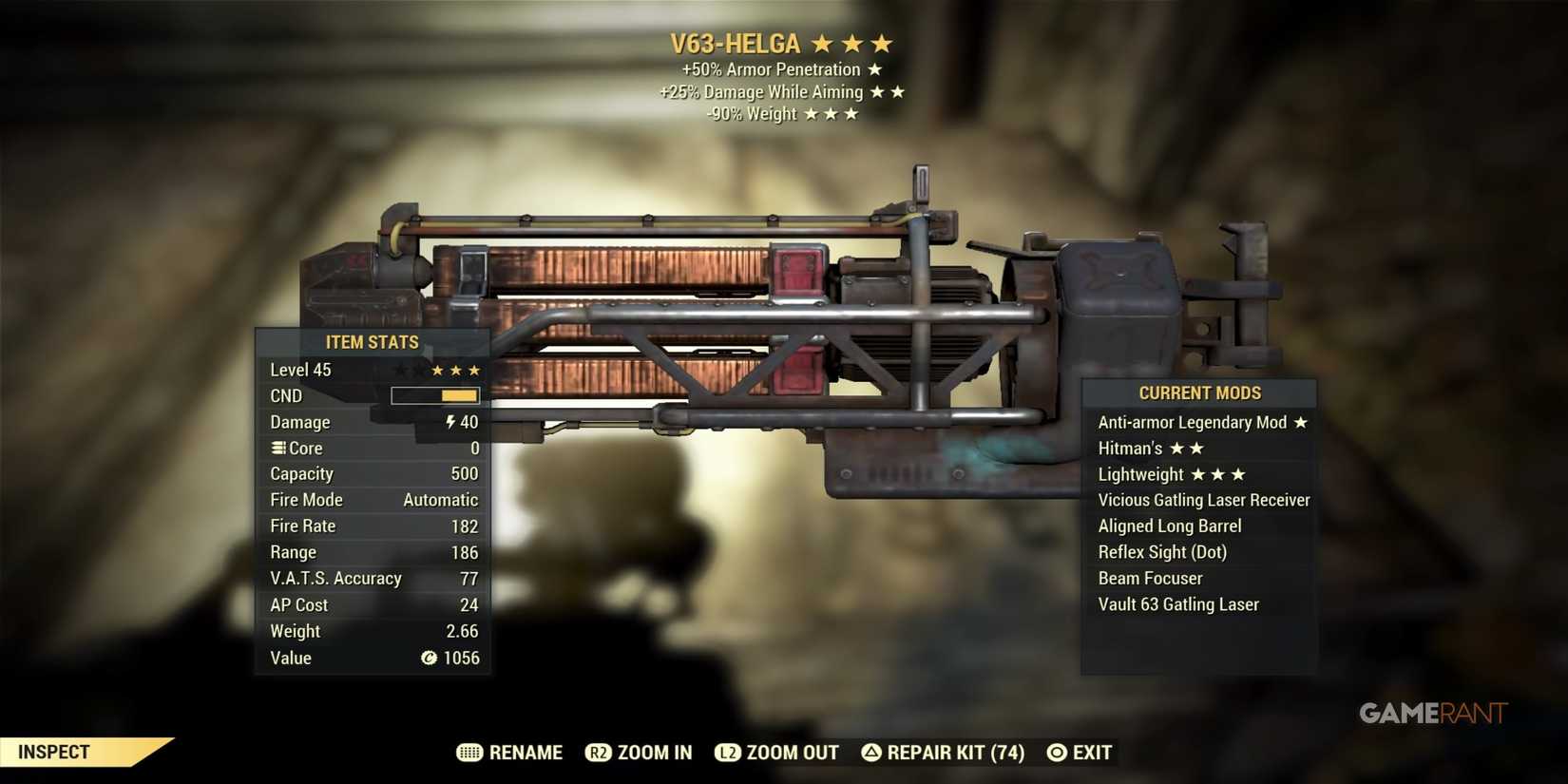 V63-HELGA in Fallout 76