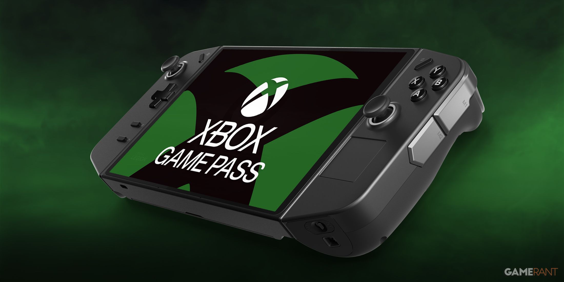 xbox game pass logo on lenovo legion go