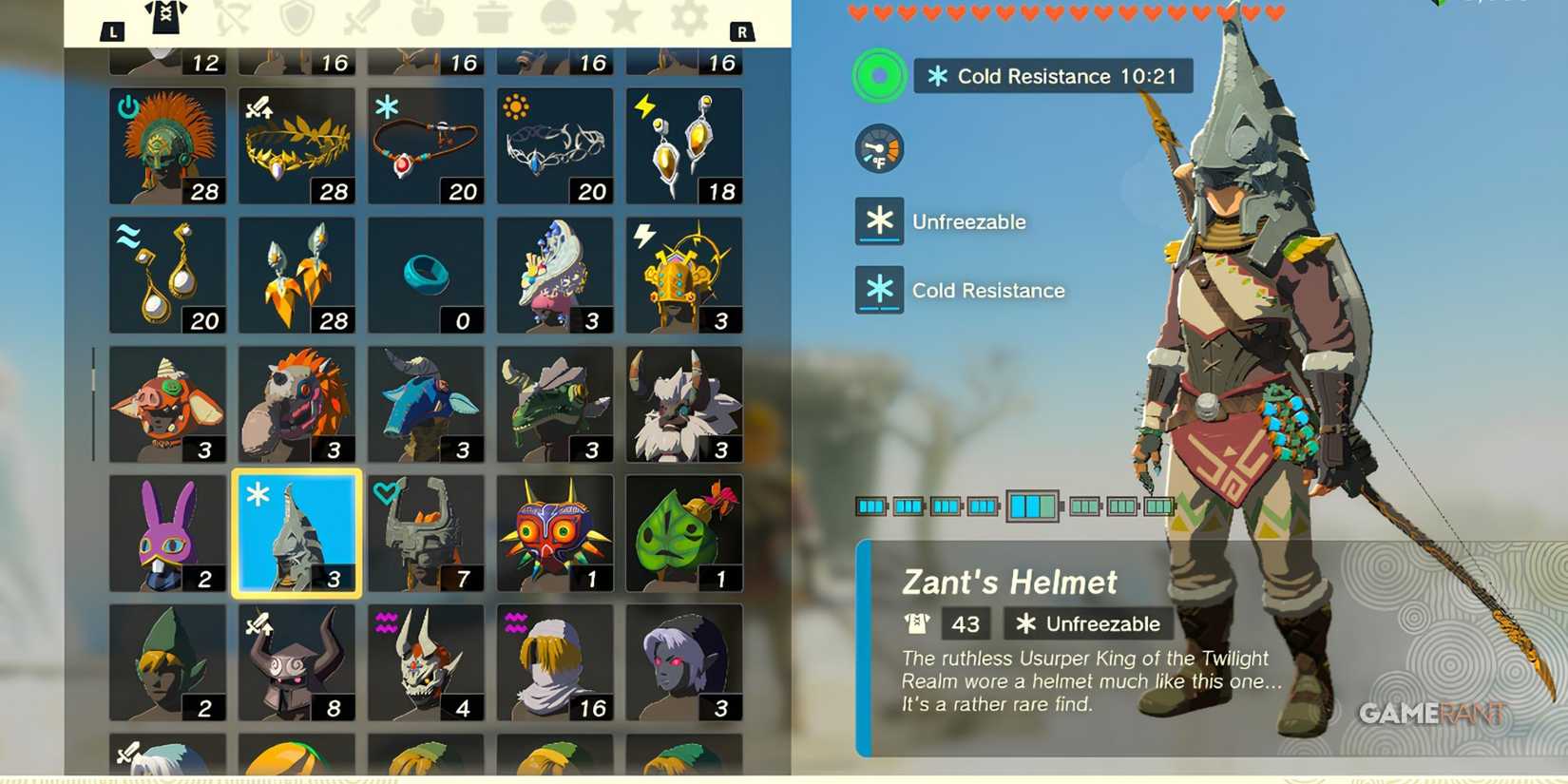 Zant's Helmet in Zelda Tears of The Kingdom-1