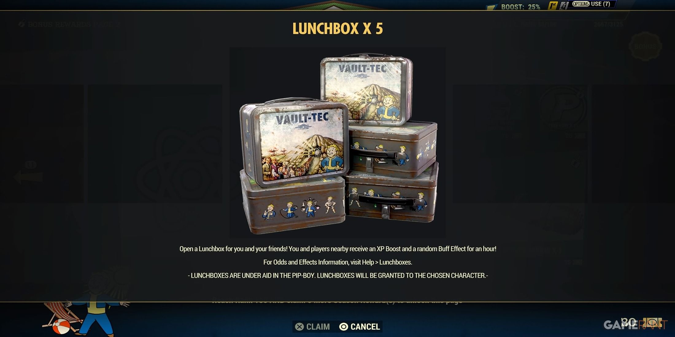 5 Lunchboxes in Fallout 76
