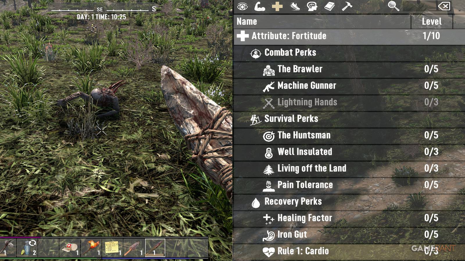 7 Days To Die Best Early Perks