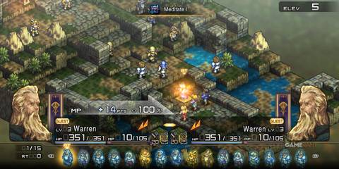 A isometric fighr in Tactics Ogre Reborn