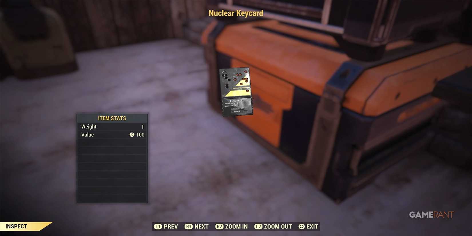 A Nuclear Keycard