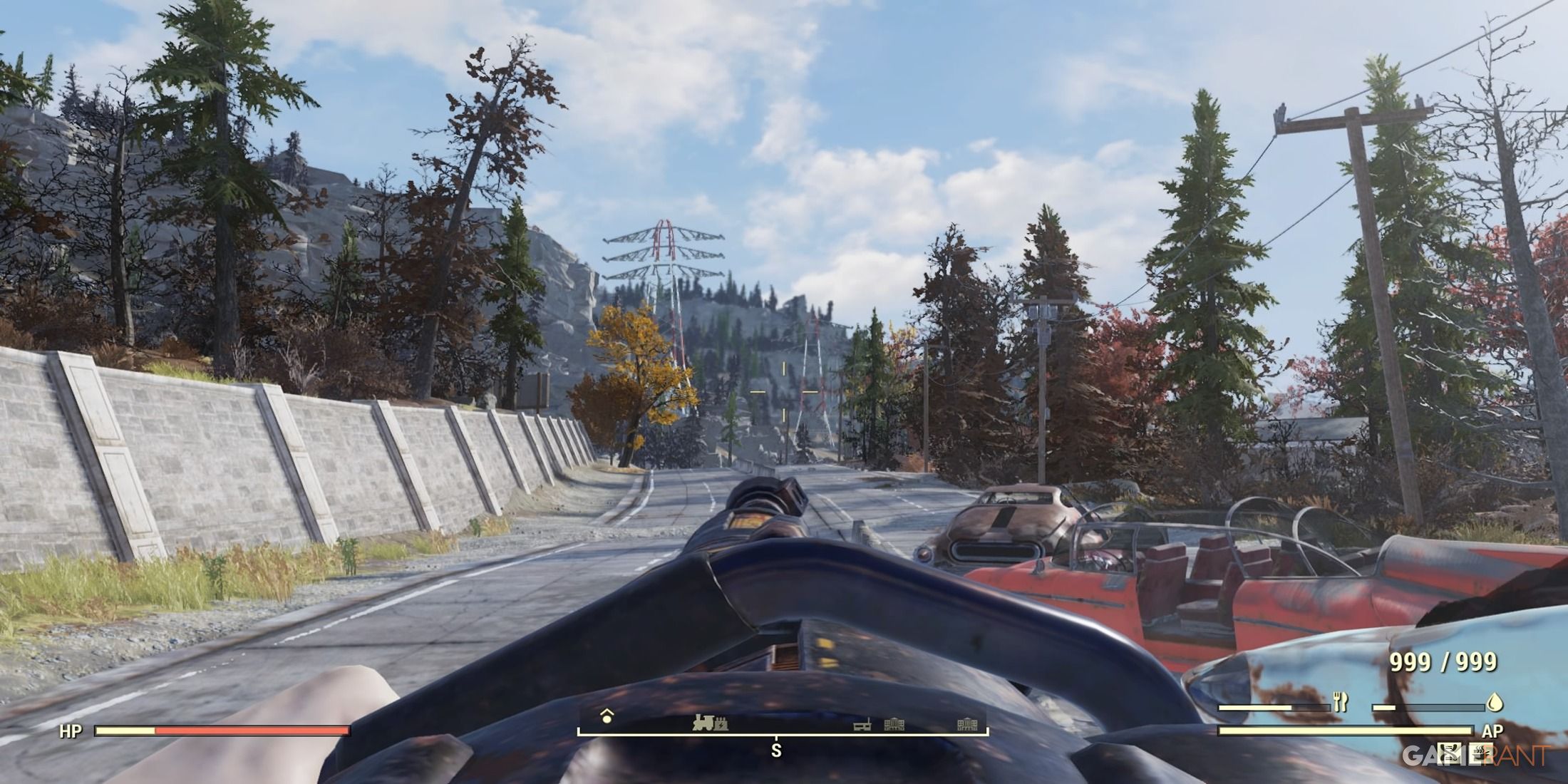 Aiming With A Gauss Minigun in Fallout 76