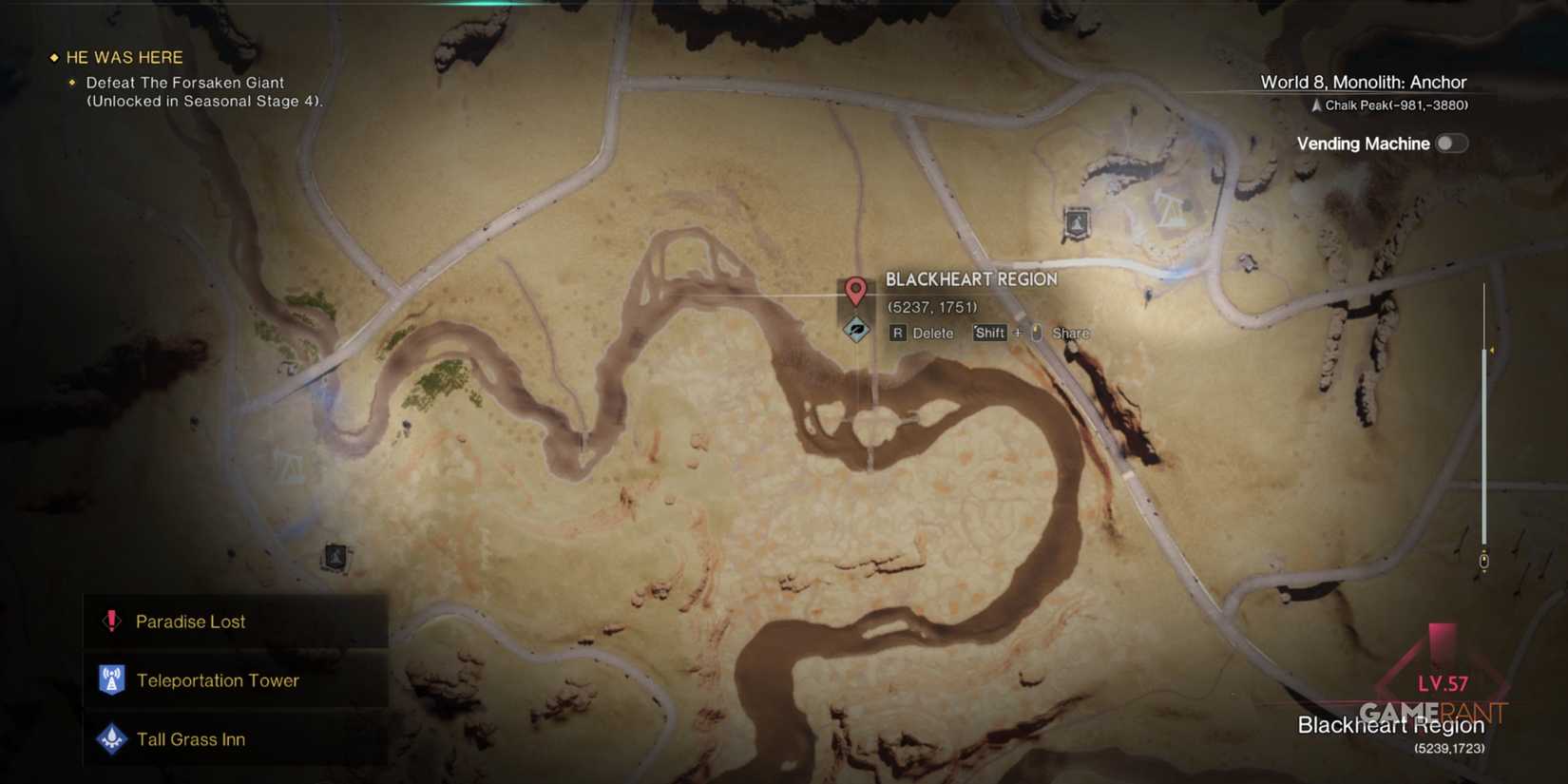 Blackheart Region Is A Good Part Of The Map To Unlock In Once Human