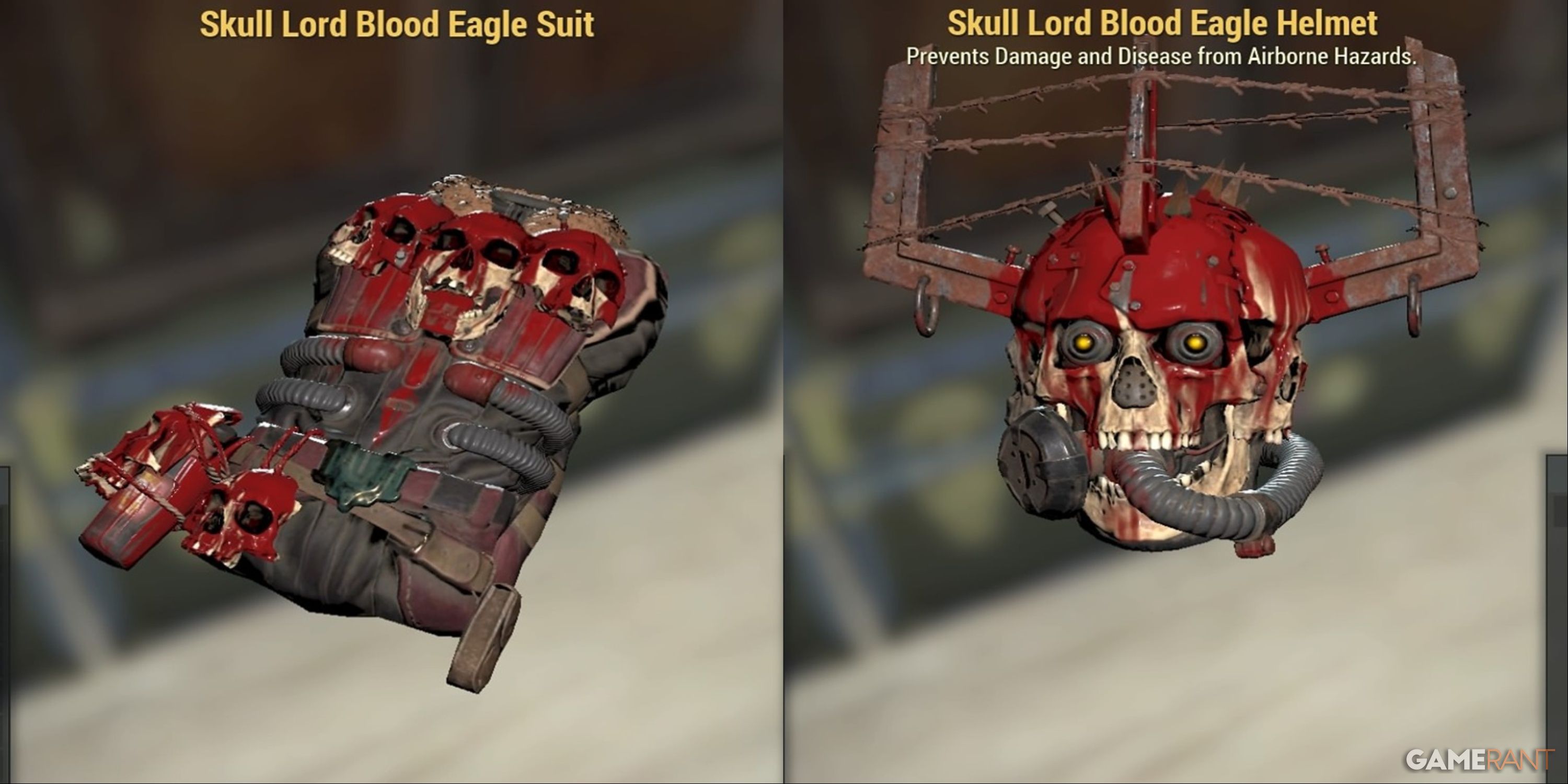 Fallout 76: How To Get The Skull Lord Blood Eagle Suit